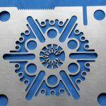 Corte y grabado con waterjet